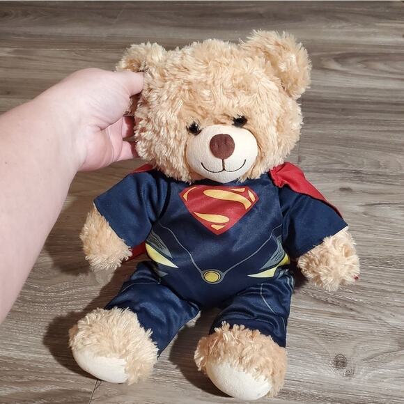 Build a Bear Superman With a red bear cape - Picture 1 of 3